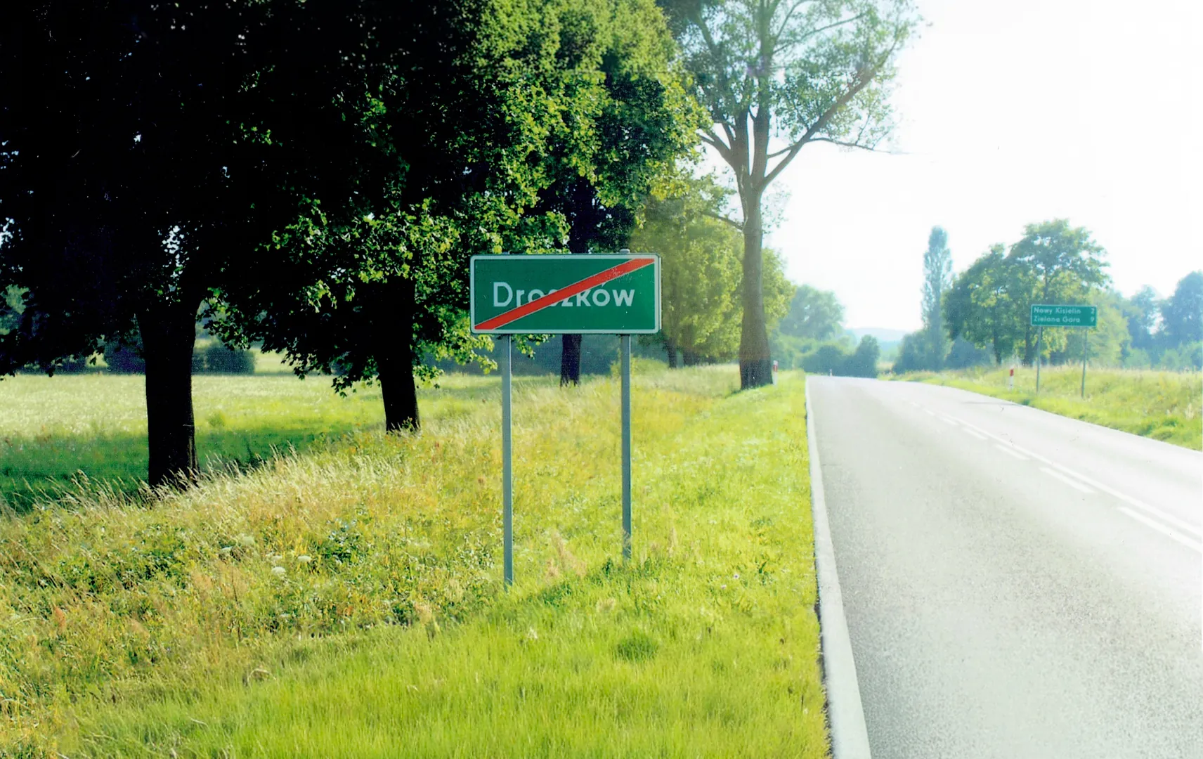 Wyjazd do Droszkowa od strony Zielonej Góry